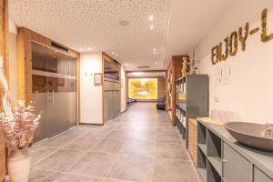Dapur atau dapur kecil di Haus Sattelblick
