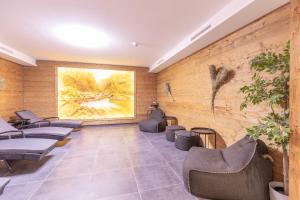 Ruang duduk di Haus Sattelblick