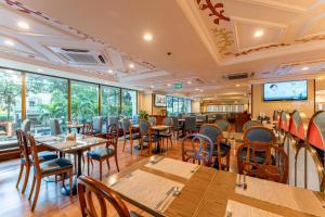 舍伍德公寓式酒店餐厅或其他用餐的地方