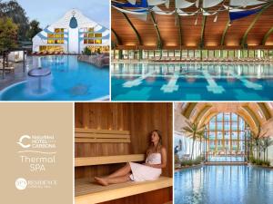 Bazén v ubytování Spa Residence Carbona Hévíz Apartments KAKADU 203 A nebo v jeho okolí