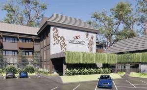 Bangunan di mana terletaknya hotel
