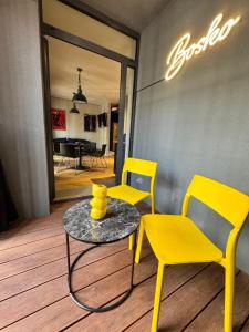 Ruang duduk di VipWarsawApartments pl Browary Warszawskie