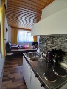 Kuchyň nebo kuchyňský kout v ubytování Mani‘s Appartements