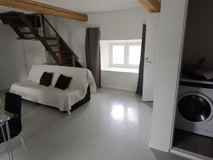 Postel nebo postele na pokoji v ubytování Mäo Apartment