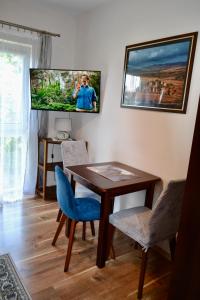 TV a/nebo společenská místnost v ubytování Pokoje Sobie na Wyspie