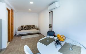 a living room with a table and a couch at Country house Desne by Villas Guide in Desne +20 photos
