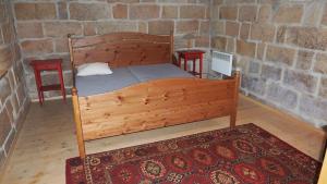 Postel nebo postele na pokoji v ubytování Holiday House Malá Skála