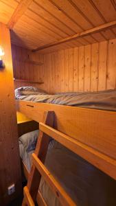 Palanda nebo palandy na pokoji v ubytování Sfeervol chalet de Dassenburcht