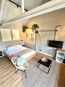 Postel nebo postele na pokoji v ubytování Saltéa Beach House Noordwijk