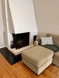 Posezení v ubytování Spacious & cosy apartment - ideal location Majorstuen