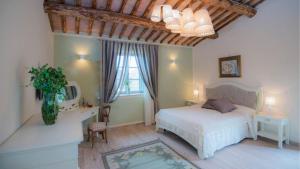 Ένα ή περισσότερα κρεβάτια σε δωμάτιο στο Villa rufeno +32 φωτογραφίες