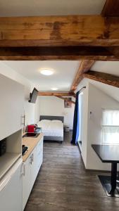 Kuchyňa alebo kuchynka v ubytovaní Apartment Zhang