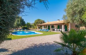 an image of a house with a swimming pool at Sa Sargantana in Llucmajor +34 photos