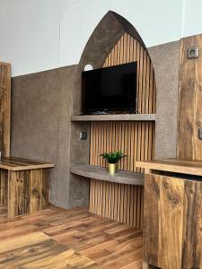 TV a/nebo společenská místnost v ubytování Casa Braneana