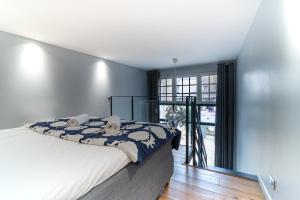 Postel nebo postele na pokoji v ubytování Charmante maison - plein centre Deauville