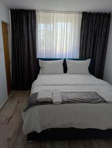 Giường trong phòng chung tại Casa Anna
