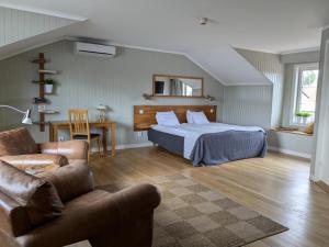 Postel nebo postele na pokoji v ubytování Hotell von Boij