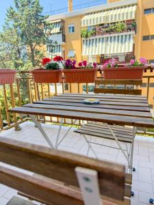 Μπαλκόνι ή βεράντα στο Roma Ostia Vacanze Romane Inn