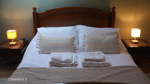 Letto o letti in una camera di La Forge d'Espy