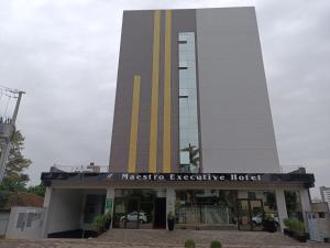 パト・ブランコにあるHOTEL MAESTRO EXECUTIVE PATO BRANCOの巨大なエグゼクティブホテルが入った建物