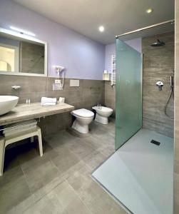 Koupelna v ubytování Hotel Ondina