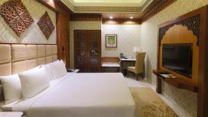 Radisson Jodhpur的电视和/或娱乐中心