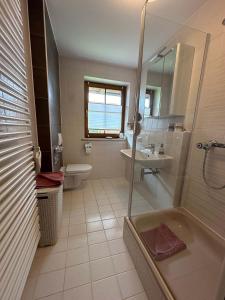 Koupelna v ubytování Ferienwohnung Cäcilia