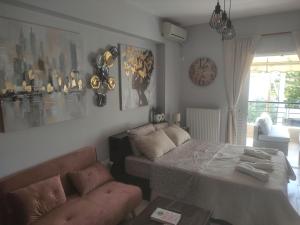Χώρος καθιστικού στο Studio Dream