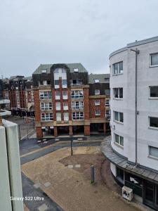 a group of buildings in a city with at Apartment am Konzerthaus in Dortmund +8 photos