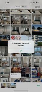 a collage of pictures of a room at Brecani apartament 2 in Lezhë