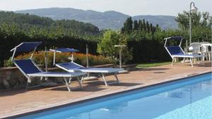 Bazén v ubytování Agriturismo Casale trieste nebo v jeho okolí