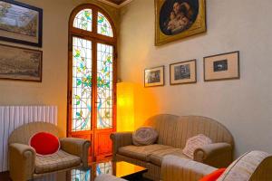Posezení v ubytování Albergo Diffuso Volterra
