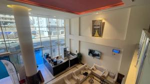 TV a/nebo společenská místnost v ubytování فندق بسمة الوحدة