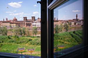 Výhľad na mesto Florencia alebo výhľad na mesto priamo z apartmánového hotela