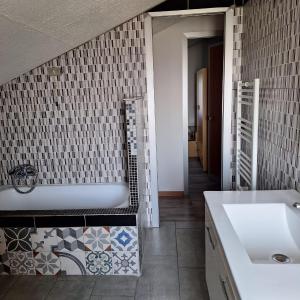 Koupelna v ubytování Odec Hotel