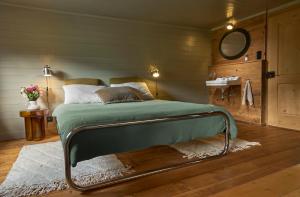 Ein Bett oder Betten in einem Zimmer der Unterkunft Sunneschy