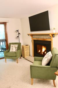 Μια τηλεόραση ή/και κέντρο ψυχαγωγίας στο Cozy Condo by Shanty Creek
