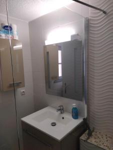 Ванная комната в Grand appart proche des plages Parking privé +43 фотографии