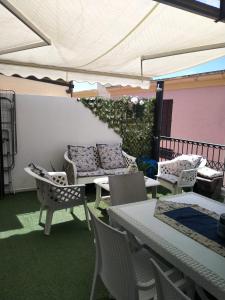 Χώρος καθιστικού στο Villetta Soleil con Piscina e Campo da Tennis condominiale