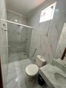 Phòng tắm tại Hotel Padre Cícero