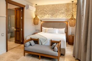 Postel nebo postele na pokoji v ubytování Hotel Casa Sonara