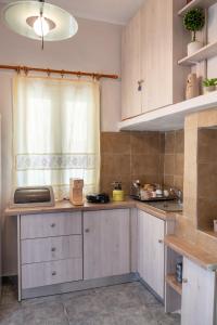 Кухня или мини-кухня в Dimitri's Apartment
