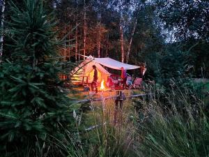 Příroda nedaleko luxury tent