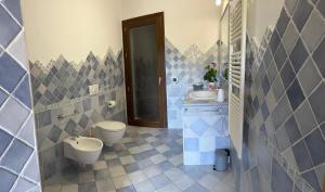 Koupelna v ubytování Casa Sara&Luca