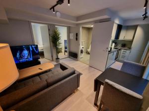 Et tv og/eller underholdning på Central Apartment for 4 + 3 billeder