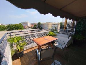 Balkón nebo terasa v ubytování ParkView Central Apartment - Xanthi
