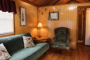 Posezení v ubytování Lakeview Cedar Cabin - The Birds Nest - 1