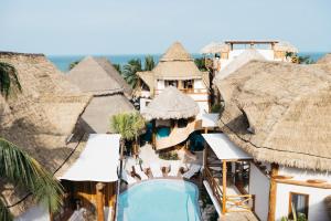 Bazén v ubytování Casa Las Tortugas Petit Beach Hotel & Spa nebo v jeho okolí