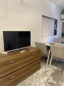 TV a/nebo společenská místnost v ubytování DUNJA apartment