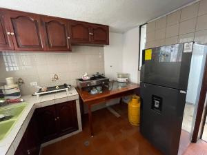 Kuchyň nebo kuchyňský kout v ubytování Accommodation in Quito